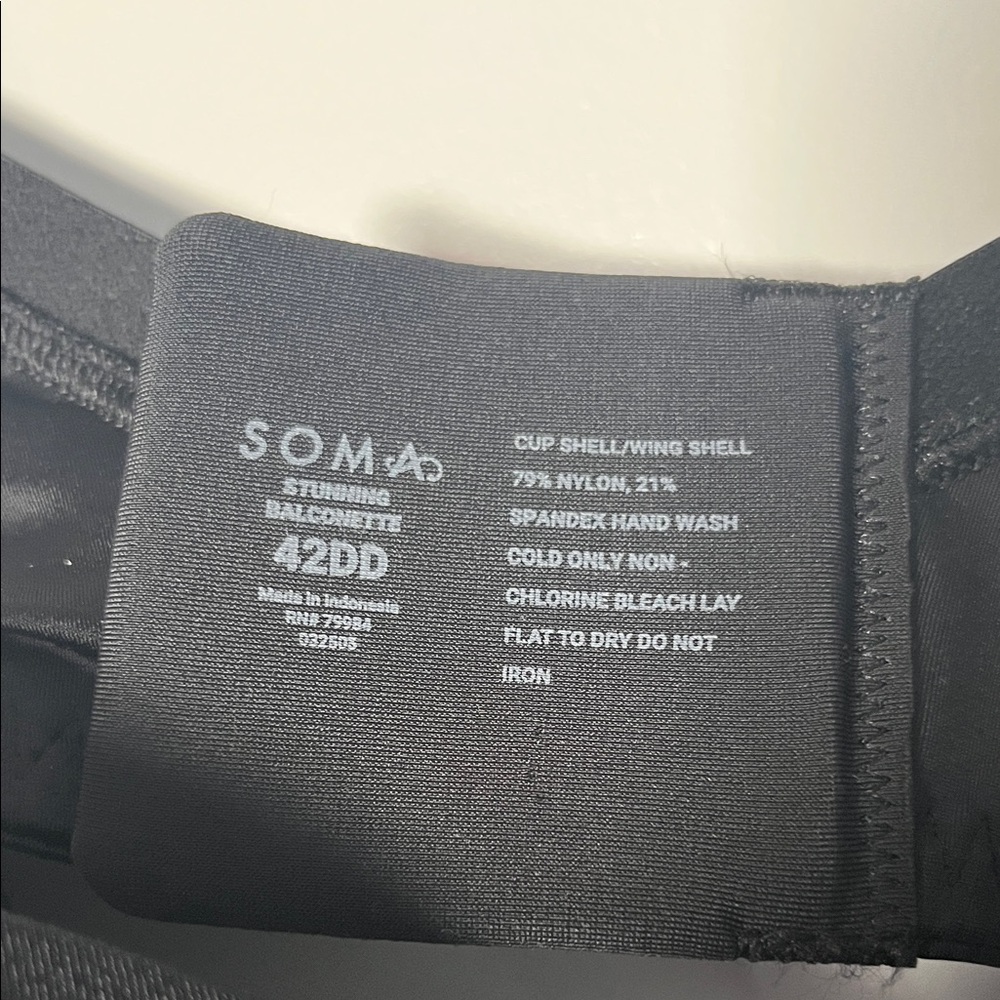 Soma Elegant Black Bra - Picture 2 of 5